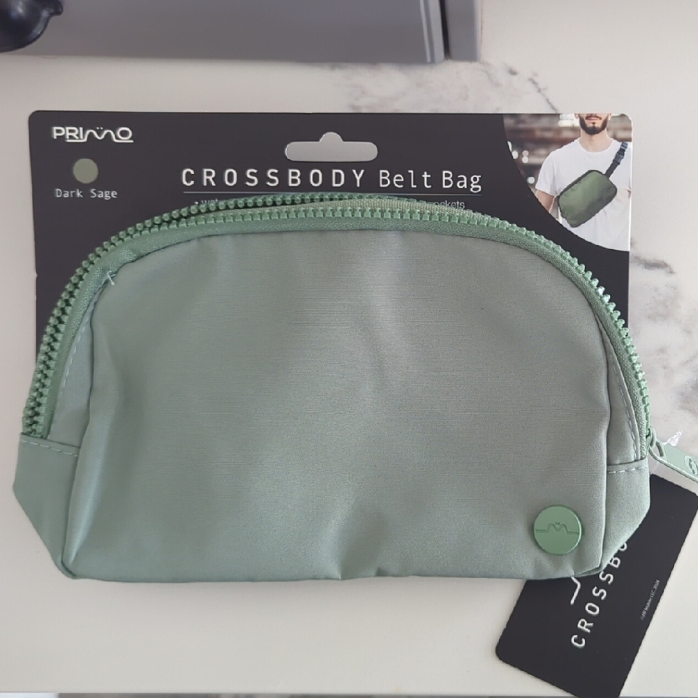 Primo Crossbody Belt Bag - Dark Sage